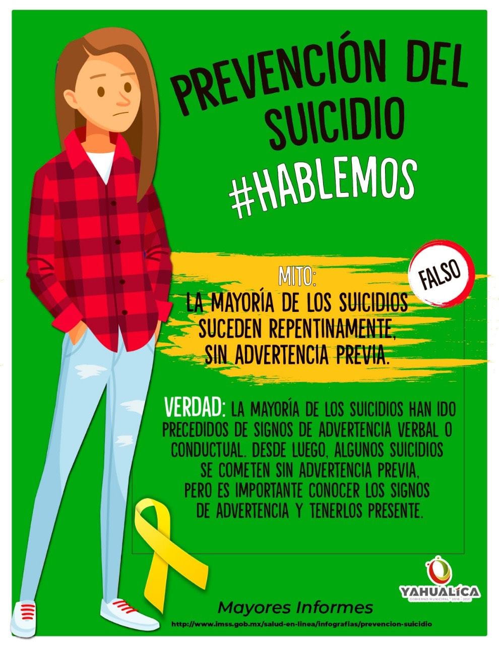 Día Mundial de la Prevención del Suicidio Yahualica 2021 2024